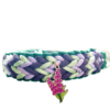 Halsband paracord hond bloem